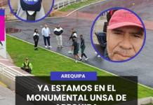 YA ESTAMOS EN EL MONUMENTAL UNSA DE AREQUIPA
