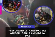 PERSONA RESULTA HERIDA TRAS ATROPELLO EN LA AVENIDA LA PAZ