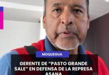 LAMENTA QUE LA PODEROSA ANGLO NO PUEDA CONSTRUIR UNA MINI-REPRESA