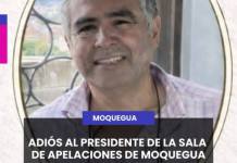 PARTIÓ A LA ETERNIDAD EL JUEZ SUPERIOR TITULAR PABLO CARPIO MEDINA