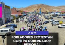 #LAJOYA | POBLADORES PROTESTAN CONTRA GOBERNADOR REGIONAL