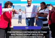 ILO: FDM ENTREGA CONTINGENCIA DE CUNA MAS KEIKO SOFIA