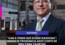 MINEM: SE PRONUNCIA ANTE CORTE DE GNV PARA TAXISTAS