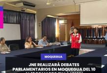 JNE REALIZARÁ DEBATES PARLAMENTARIOS EN MOQUEGUA DEL 10 AL 12 DE MARZO EN LA UNAM