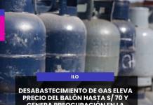 DESABASTECIMIENTO DE GAS ELEVA PRECIO DEL BALÓN HASTA S/ 70 Y GENERA PREOCUPACIÓN EN LA POBLACIÓN