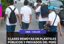 CLASES REMOTAS EN PLANTELES PÚBLICOS Y PRIVADOS DEL PERÚ