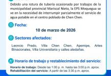 COMUNICADO A LA POBLACIÓN