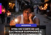 OTRA VEZ CORTE DE LUZ ELECTROSUR SUSPENDERÁ EL SERVICIO ESTE DOMINGO EN GRAN PARTE DE LA CIUDAD