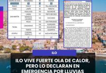 LO VIVE FUERTE OLA DE CALOR, PERO LO DECLARAN EN EMERGENCIA POR LLUVIAS