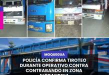POLICÍA CONFIRMA TIROTEO DURANTE OPERATIVO CONTRA CONTRABANDO EN ZONA ALTOANDINA