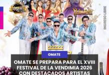 OMATE SE PREPARA PARA EL XVIII FESTIVAL DE LA VENDIMIA 2026 CON DESTACADOS ARTISTAS