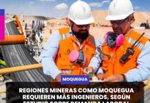 REGIONES MINERAS COMO MOQUEGUA REQUIEREN MÁS INGENIEROS, SEGÚN ESTUDIO SOBRE DEMANDA LABORAL