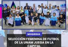 SELECCIÓN FEMENINA DE FUTBOL DE LA UNAM JUEGA EN LA CAPITAL