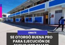 SE OTORGÓ BUENA PRO PARA EJECUCIÓN DE NUEVO ISTP OMATE