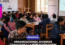 #MOQUEGUA - ORGANIZACIONES JUVENILES CAPACITAN A LA POBLACIÓN SOBRE CÓMO VOTAR CORRECTAMENTE.