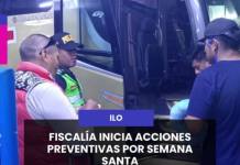 ILO: FISCALÍA INICIA ACCIONES PREVENTIVAS POR SEMANA SANTA.