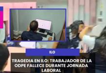 TRAGEDIA EN ILO: TRABAJADOR DE LA ODPE FALLECE DURANTE JORNADA LABORAL.