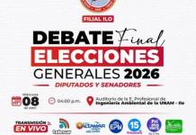 ILO - CANDIDATOS AL CONGRESO EXPONDRÁN Y CONFRONTARÁN PROPUESTAS EN DEBATE ORGANIZADO POR LA ANP ILO.