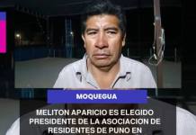 MOQUEGUA | MELITON APARICIO ES ELIGIDO PRESIDENTE DE LA ASOCIACION DE RESIDENTES DE PUNO MOQUEGUA (2026 - 2028) .