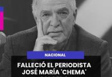 FALLECIÓ EL PERIODISTA JOSÉ MARÍA 