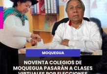 MOQUEGUA | NOVENTA COLEGIOS DE MOQUEGUA PASARÁN A CLASES VIRTUALES POR ELECCIONES.
