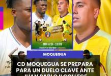 MOQUEGUA | CD MOQUEGUA SE PREPARA PARA UN DUELO CLAVE ANTE JUAN PABLO II COLLEGE.