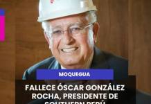 NACIONAL | FALLECE ÓSCAR GONZÁLEZ ROCHA, PRESIDENTE DE SOUTHERN PERÚ.
