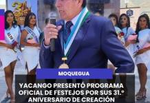 YACANGO | YACANGO PRESENTÓ PROGRAMA OFICIAL DE FESTEJOS POR SUS 31.º ANIVERSARIO DE CREACIÓN POLÍTICA.