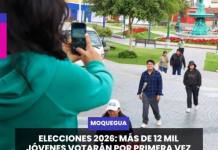 MOQUEGUA | ELECCIONES 2026: MÁS DE 12 MIL JÓVENES VOTARÁN POR PRIMERA VEZ EN MOQUEGUA.
