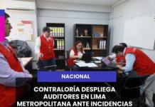 NACIONAL | CONTRALORÍA DESPLIEGA AUDITORES EN LIMA METROPOLITANA ANTE INCIDENCIAS EN JORNADA ELECTORAL.