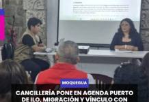 MOQUEGUA | CANCILLERÍA PONE EN AGENDA PUERTO DE ILO, MIGRACIÓN Y VÍNCULO CON CHILE EN REUNIÓN EN MOQUEGUA.