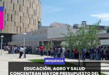 MOQUEGUA | EDUCACIÓN, AGRO Y SALUD CONCENTRAN MAYOR PRESUPUESTO DEL GORE MOQUEGUA PARA OBRAS EN 2026.