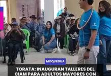 TORATA | INAUGURAN TALLERES DEL CIAM PARA ADULTOS MAYORES CON APOYO PRIVADO DE SOUTHERN PERÚ.