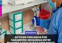 MOQUEGUA | ACTIVAN VIGILANCIA POR SARAMPIÓN: MOQUEGUA ENTRE REGIONES CAPACITADAS ANTE RIESGO DE CASOS.