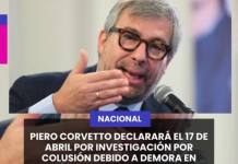 NACIONAL | PIERO CORVETTO DECLARARÁ EL 17 DE ABRIL POR INVESTIGACIÓN POR COLUSIÓN DEBIDO A DEMORA EN ENTREGA DE MATERIAL ELECTORAL.