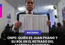 NACIONAL | ONPE: QUIÉN ES JUAN PHANG Y SU ROL EN EL RETRASO DEL MATERIAL ELECTORAL.