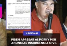 NACIONAL | PIDEN APRESAR AL PORKY POR ANUNCIAR INSURGENCIA CIVIL, EN CASO SE ENCUENTRA EN LA SEXTA FISCALÍA PENAL DEL CERCADO DE LIMA.