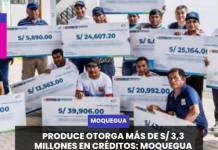 MOQUEGUA | PRODUCE OTORGA MÁS DE S/ 3,3 MILLONES EN CRÉDITOS: MOQUEGUA FIGURA ENTRE REGIONES BENEFICIADAS.