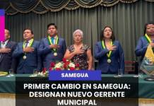 SAMEGUA | PRIMER CAMBIO EN SAMEGUA: DESIGNAN NUEVO GERENTE MUNICIPAL.