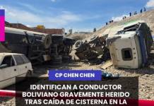 CP CHEN CHEN | IDENTIFICAN A CONDUCTOR BOLIVIANO GRAVEMENTE HERIDO TRAS CAÍDA DE CISTERNA EN LA BINACIONAL.