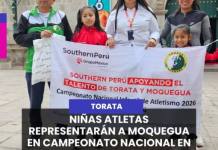 TORATA | NIÑAS ATLETAS REPRESENTARÁN A MOQUEGUA EN CAMPEONATO NACIONAL EN CHIMBOTE.