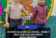 ILO | CHORO SALE DE LA CARCEL, ROBA Y DICE QUE FUE UN ERROR INVOLUNTARIO.