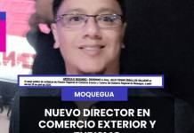 MOQUEGUA | NUEVO DIRECTOR EN COMERCIO EXTERIOR Y TURISMO.