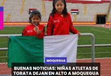 TORATA | BUENAS NOTICIAS: NIÑAS ATLETAS DE TORATA DEJAN EN ALTO A MOQUEGUA EN CAMPEONATO NACIONAL INFANTIL.