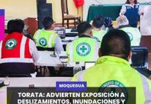 TORATA - ADVIERTEN EXPOSICIÓN A DESLIZAMIENTOS, INUNDACIONES Y SISMOS EN EL DISTRITO.