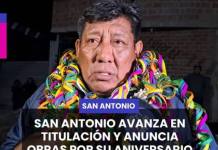 MOQUEGUA - SAN ANTONIO AVANZA EN TITULACIÓN Y ANUNCIA OBRAS POR SU ANIVERSARIO.