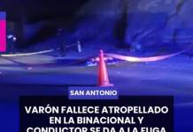 MOQUEGUA - VARÓN FALLECE ATROPELLADO EN LA BINACIONAL Y CONDUCTOR SE DA A LA FUGA.