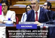 NACIONAL | BERNARDO PACHAS, JEFE INTERINO DE LA ONPE, SE PRESENTA ANTE LA COMISIÓN DE CONSTITUCIÓN DEL CONGRESO.