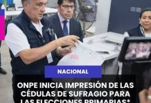 NACIONAL | ONPE INICIA IMPRESIÓN DE LAS CÉDULAS DE SUFRAGIO PARA LAS ELECCIONES PRIMARIAS, CORRESPONDIENTES A LAS EMR 2026.
