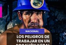 NACIONAL | LOS PELIGROS DE TRABAJAR EN UN SOCAVÓN ILEGAL.
